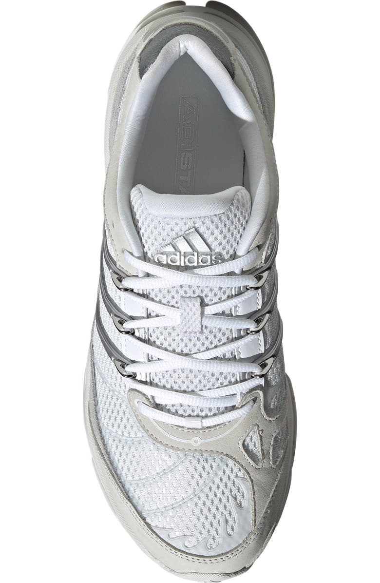 adidas Gender Inclusive Adistar Hrmy Sneaker, Alternate, color, White/ Silver/ Silver Metallic