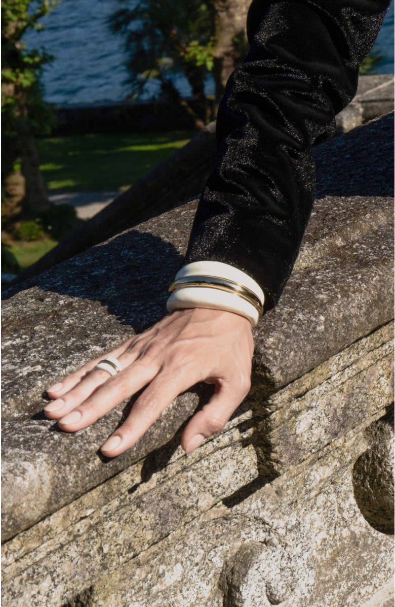 RETRO CHIC Ostuni Bangle, Alternate, color, Red & Gold