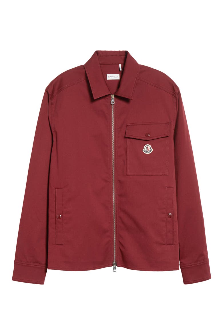 Stretch Cotton Zip Shirt, Alternate, color, PORT ROYALE