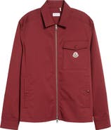 Moncler Stretch Cotton Zip Shirt