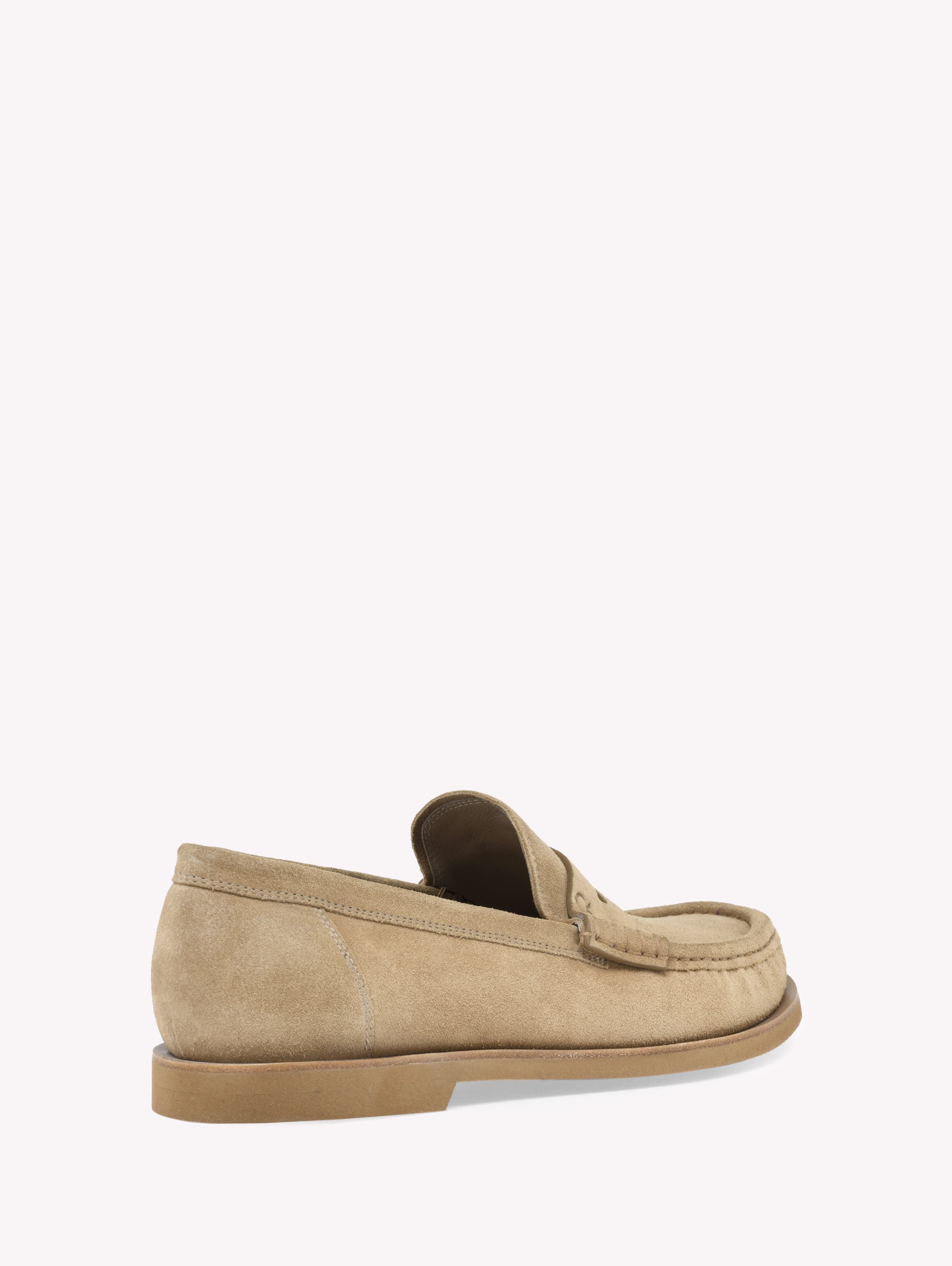 Gianvito Rossi Vernon Mocassin, Alternate, color, Brown Suede Leather