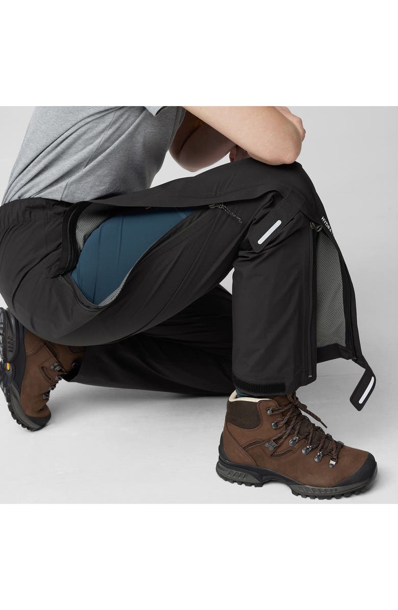 Fjällräven Hydratic Trail Pants, Alternate, color, Black