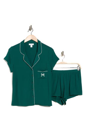 Nordstrom Rack Tranquility Shortie Pajamas In Green