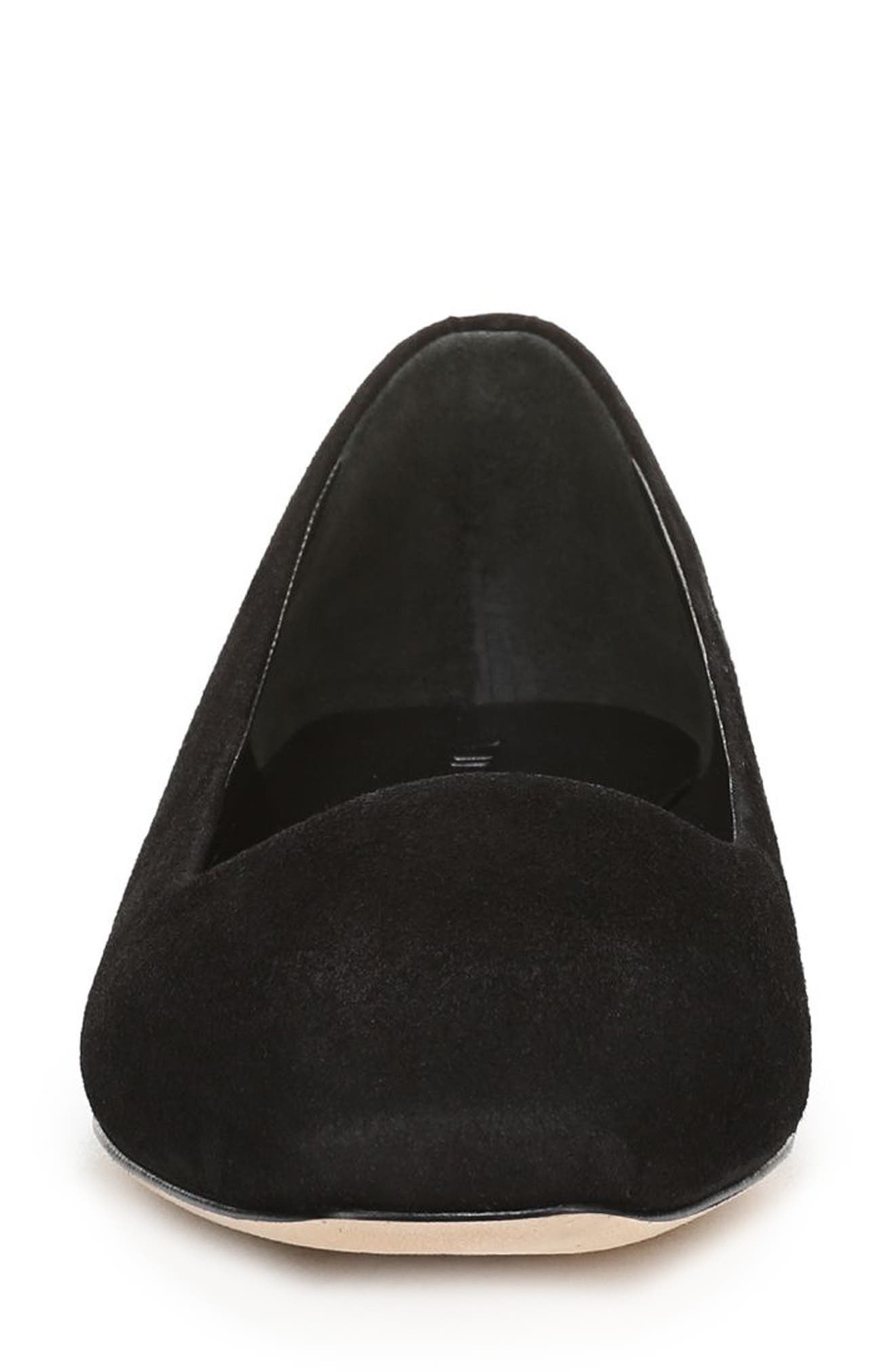 Vince Brodi Flat, Alternate, color, Black Suede