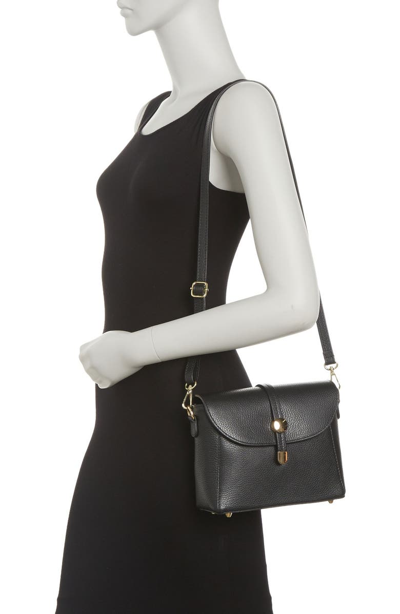 LISA MINARDI Leather Crossbody Bag, Alternate, color,