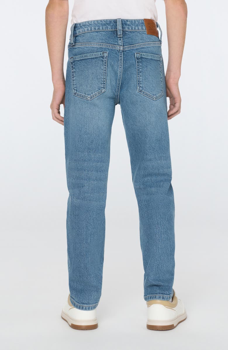 Scotch & Soda Kids' Five-Pocket Loose Tapered Fit Jeans, Alternate, color, Thunderstorm