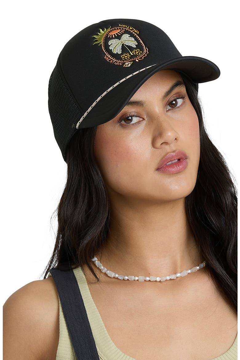 Grandpa Trucker Hat, Alternate, color, OFF BLACK