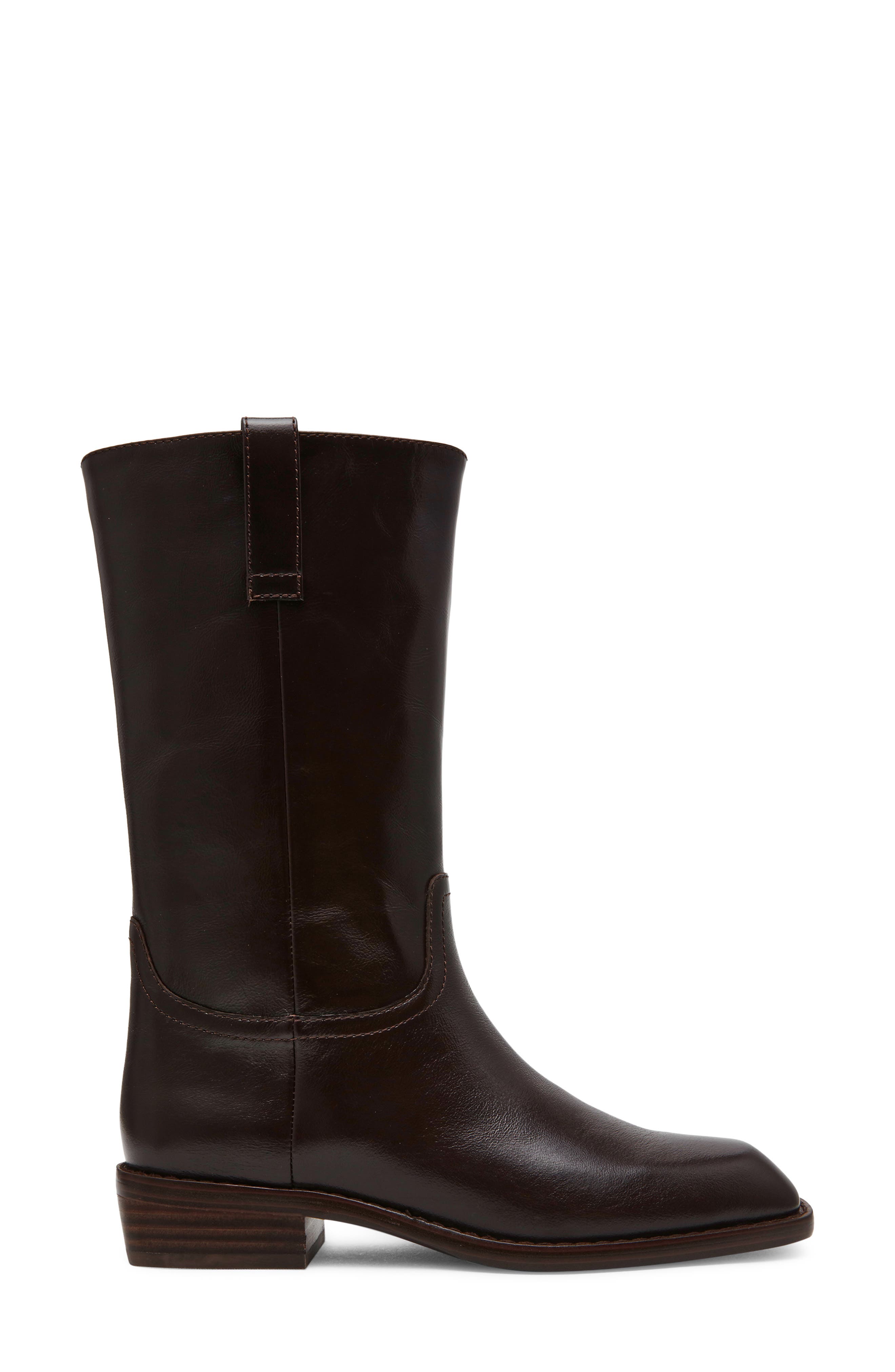 Primo Tall Leather Boot, Alternate, color, BROWN LEATHER