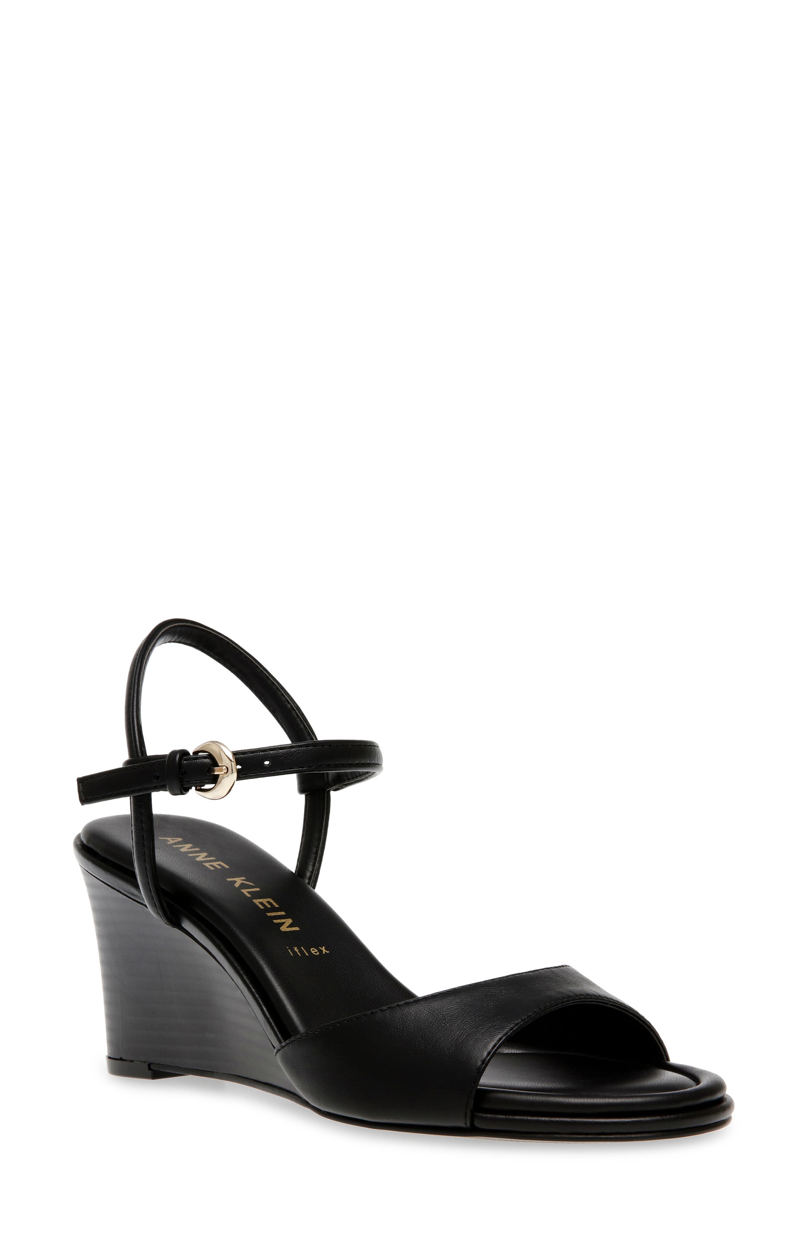 Anne Klein Sydnie Wedge Sandal, Main, color, 