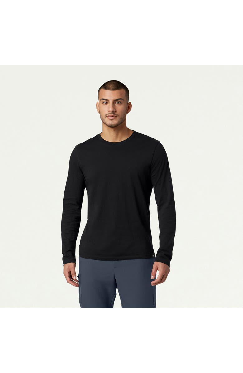 JAANUU Regen Men's Organic Cotton Underscrub, Main, color, Black