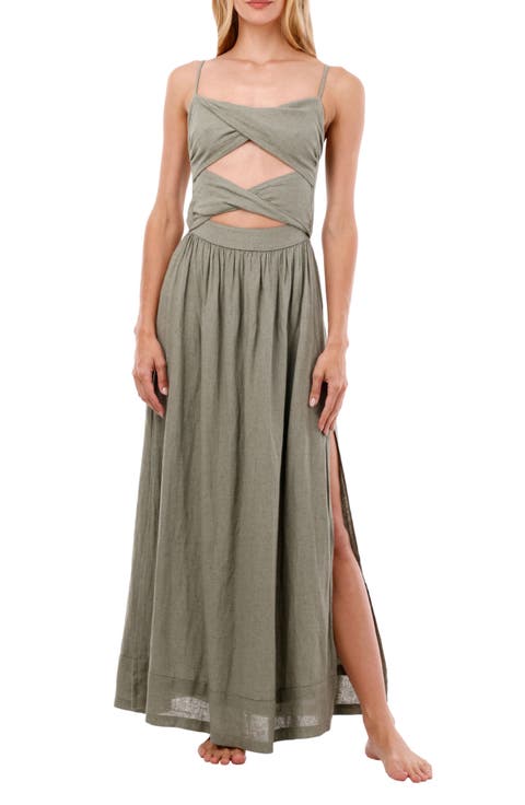 Serenity Wavelet Cover-Up Maxi Sundress