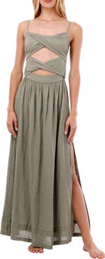 MALAI Serenity Wavelet Cover-Up Maxi Sundress