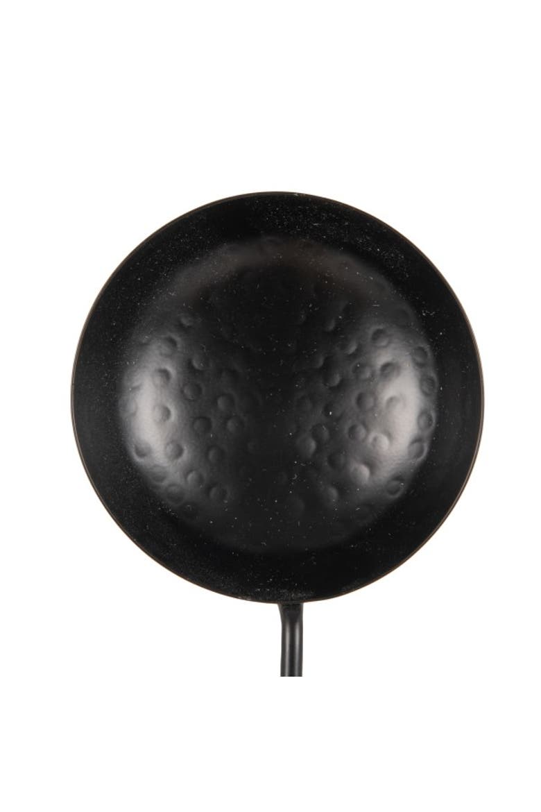 Hammered Stainless Steel Scoops, Black, Set of 4, Alternate, color, Black