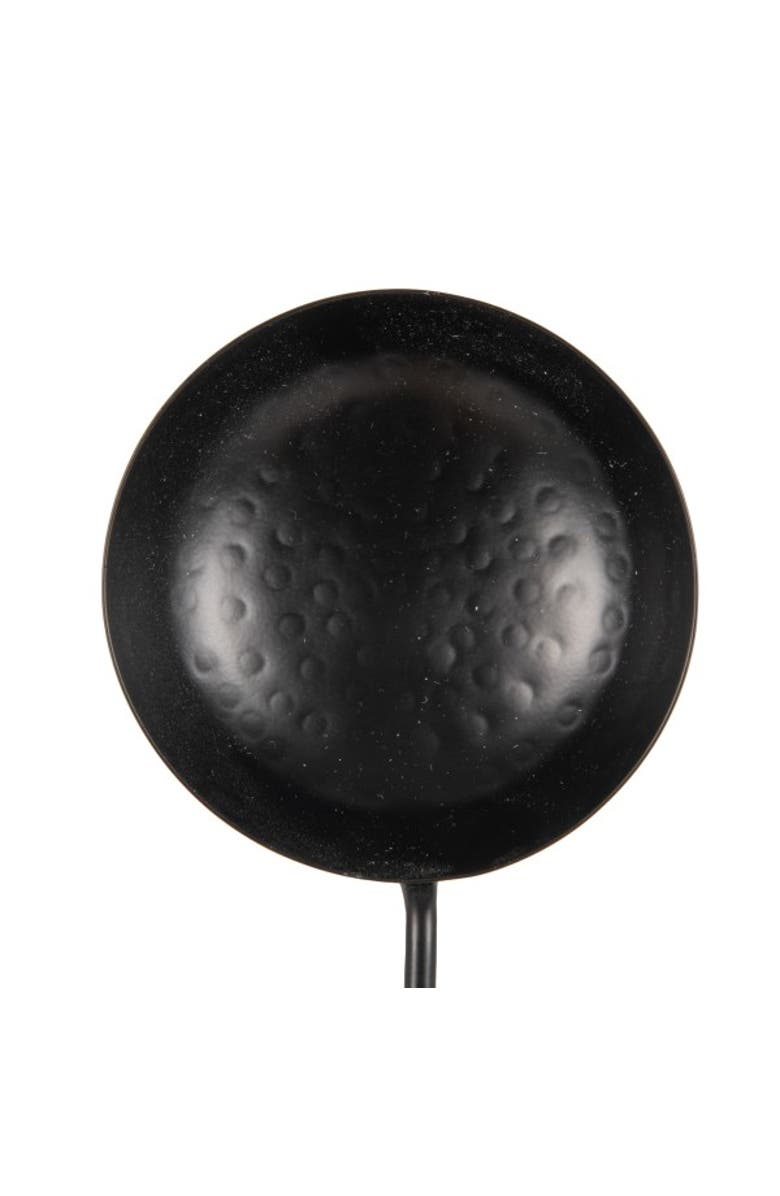 Storied Home Hammered Stainless Steel Scoops, Black, Set of 4, Alternate, color, Black