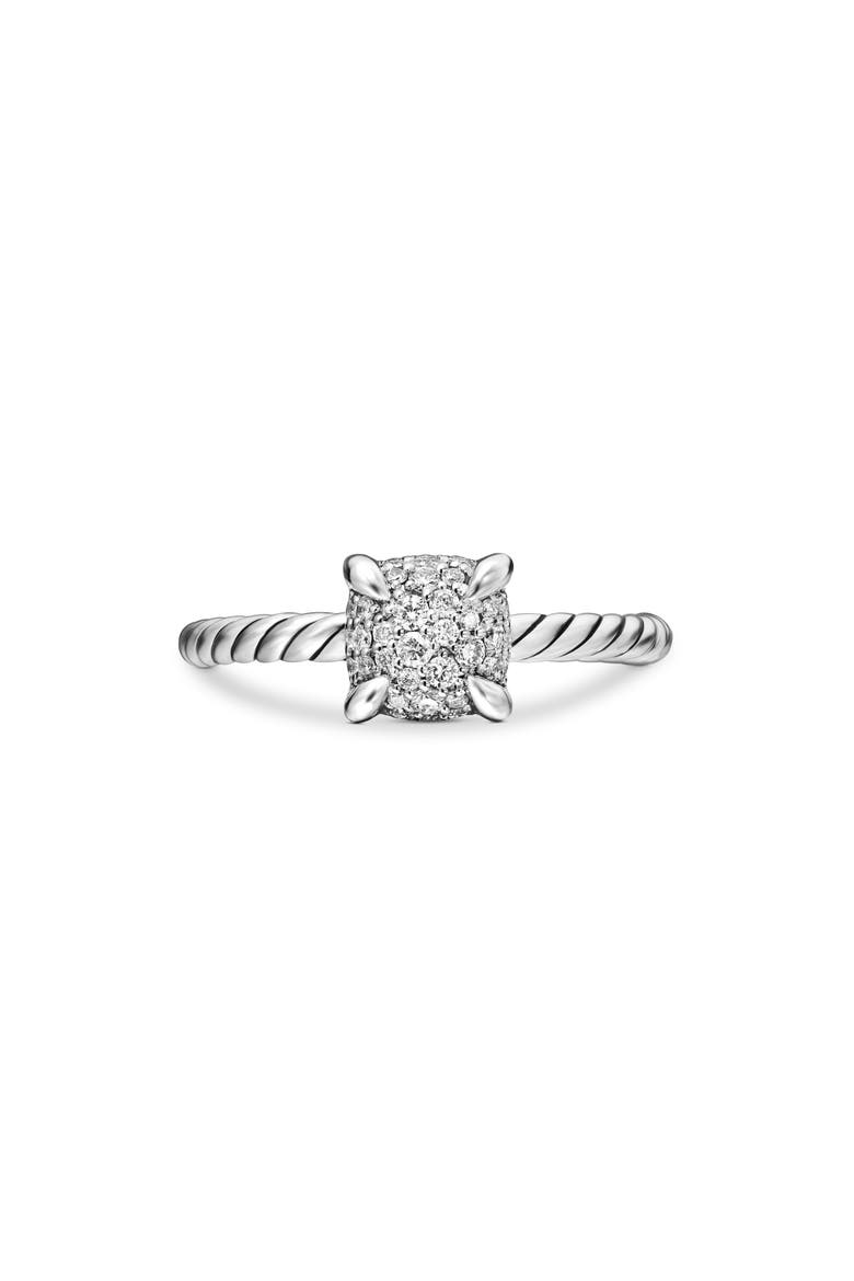 Chatelaine® Ring in Silver Pave with Full Pavé Diamonds, Main, color, SILVER PAVE