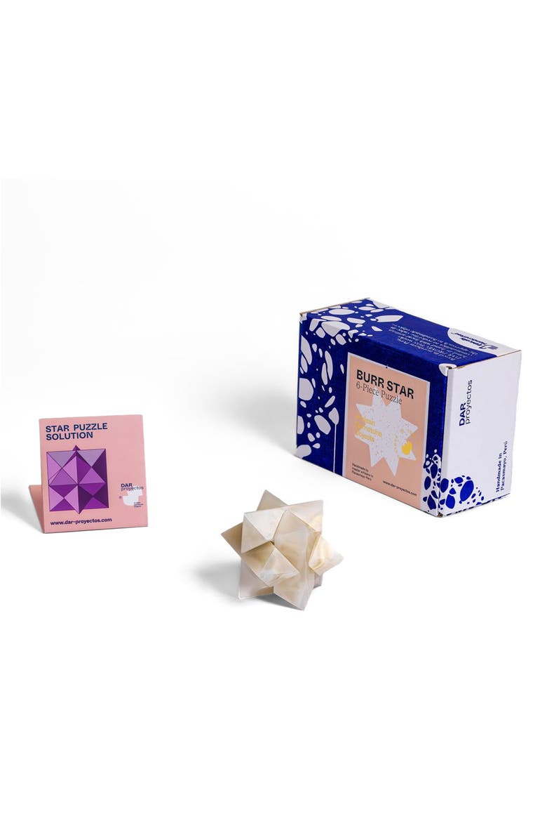 DAR PROYECTOS Burr Star Puzzle, Alternate, color, Multi