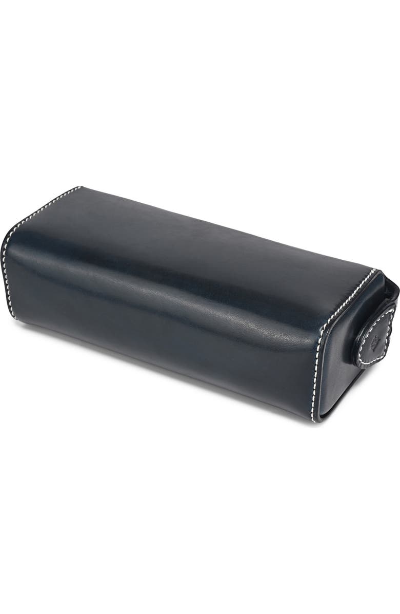 OLD TREND Portable Genuine Leather Utility Box, Alternate, color, Navy