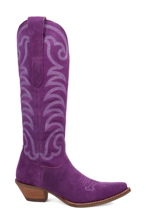 Dingo Movin On Western Boot In Purple