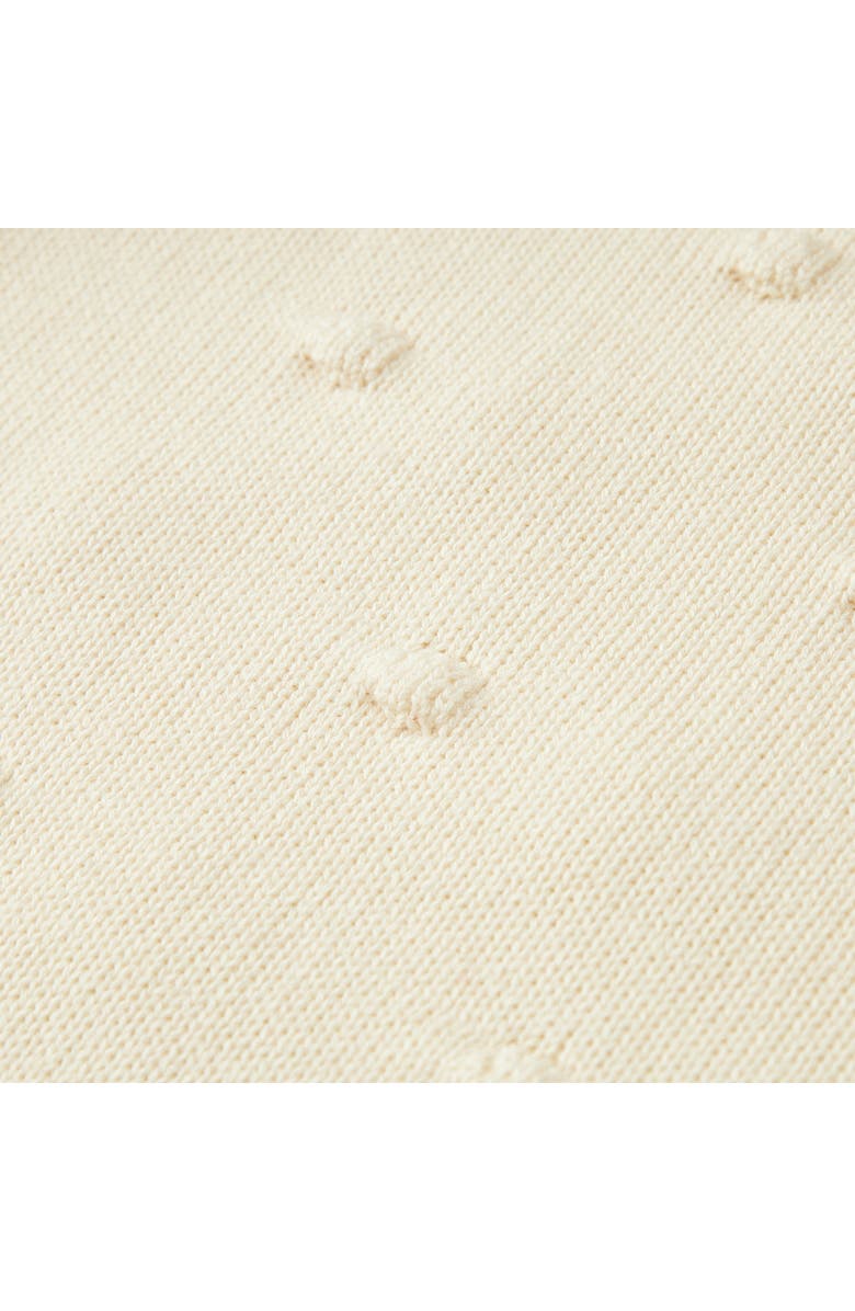 Milkbarn Knit Popcorn Sweater, Alternate, color, Snow