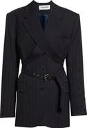 MONSE Harness Pinstripe Tailored Jacket