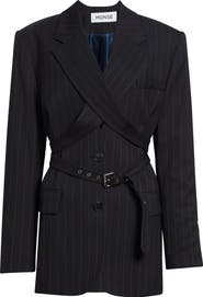 MONSE Harness Pinstripe Tailored Jacket