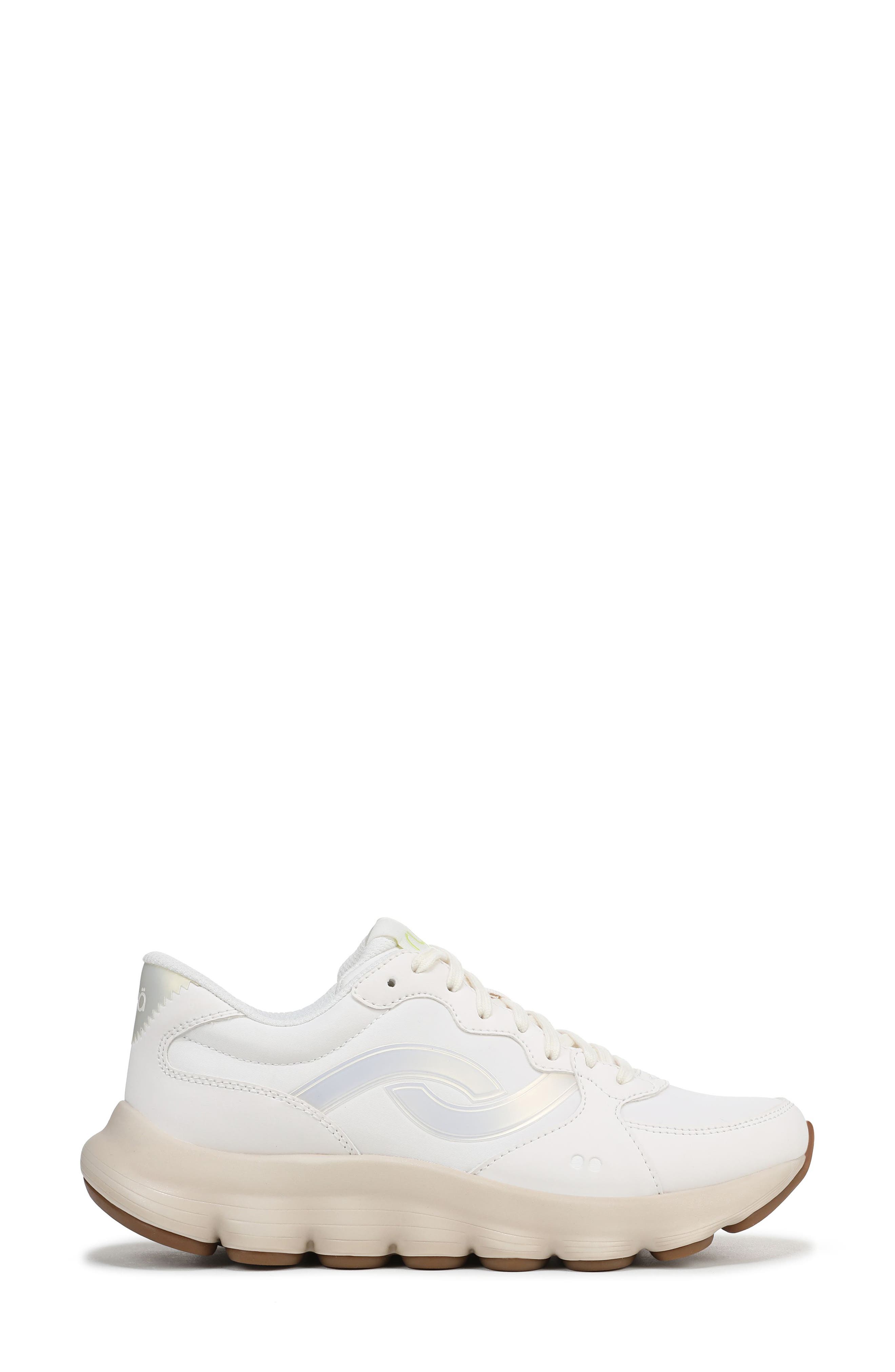 Rykä PodFlow Retro Walking Sneaker, Alternate, color, White Alyssum