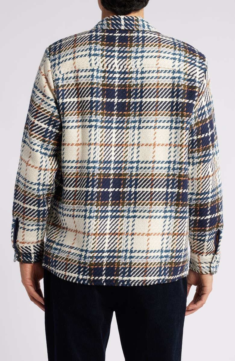Wax London Whiting Charlton Plaid Button-Up Overshirt, Alternate, color,