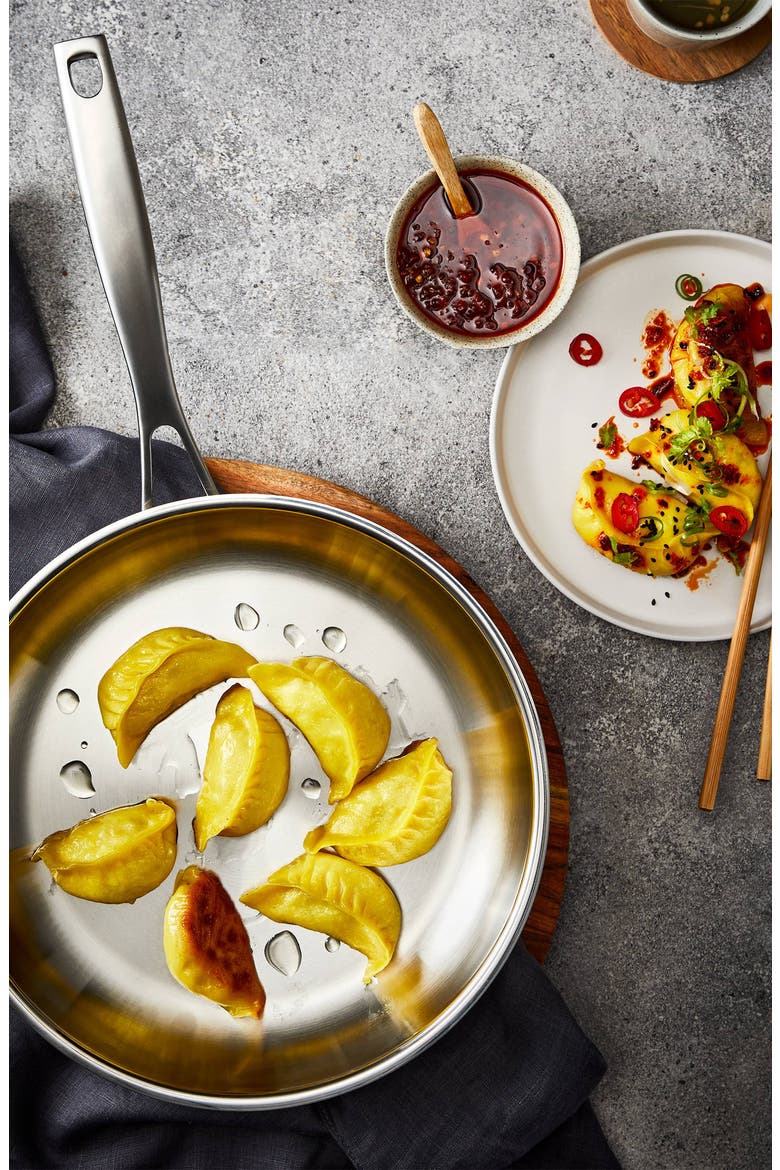 iD3® SS 10in Frypan, Alternate, color, SILVER