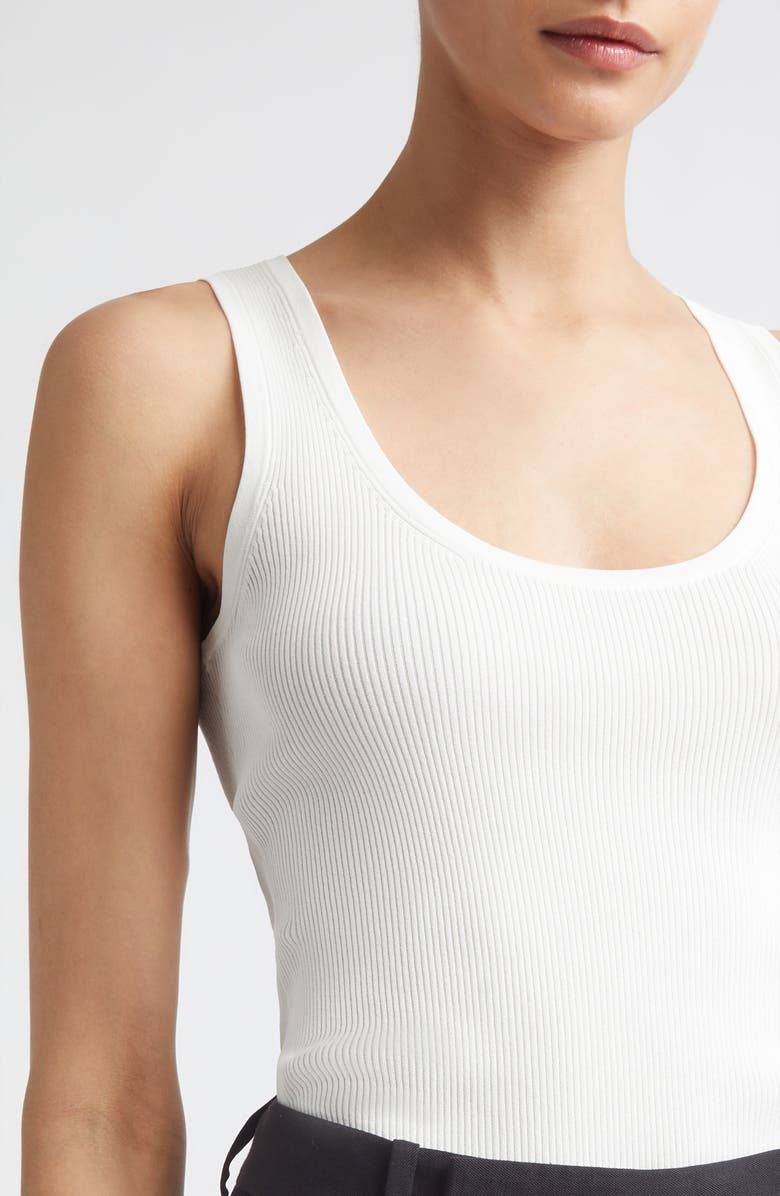 Max Mara Rib Sweater Tank, Alternate, color, White