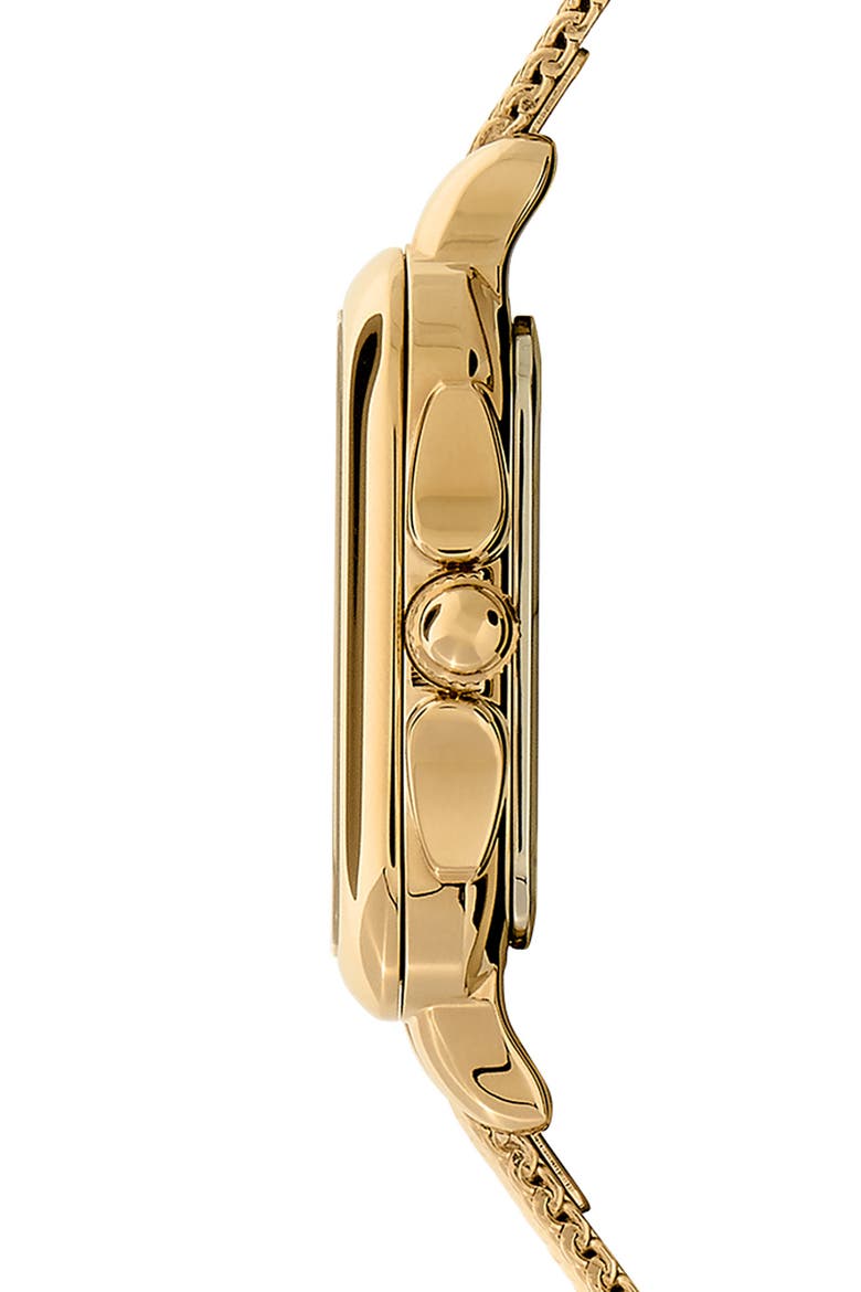 Grosvenor Bracelet Watch, 28mm, Alternate, color, GOLD/ GREEN