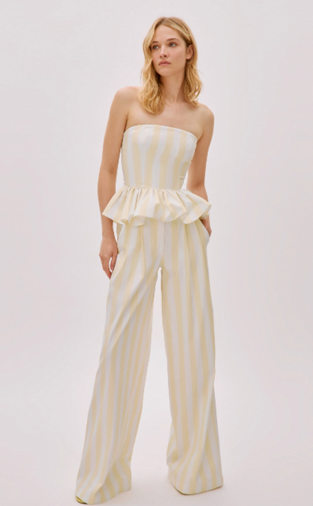 Eclipse Cotton Striped Pants