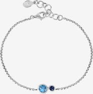 Dower & Hall 'Blues' Tutti Frutti Duo Chain Bracelet