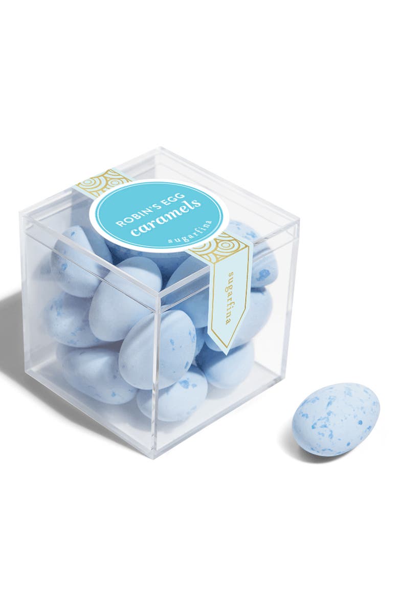 sugarfina Set of 4 Robin's Egg Caramels Candy Cubes, Alternate, color,