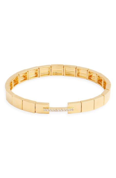 Pavé Bar Stretch Bracelet