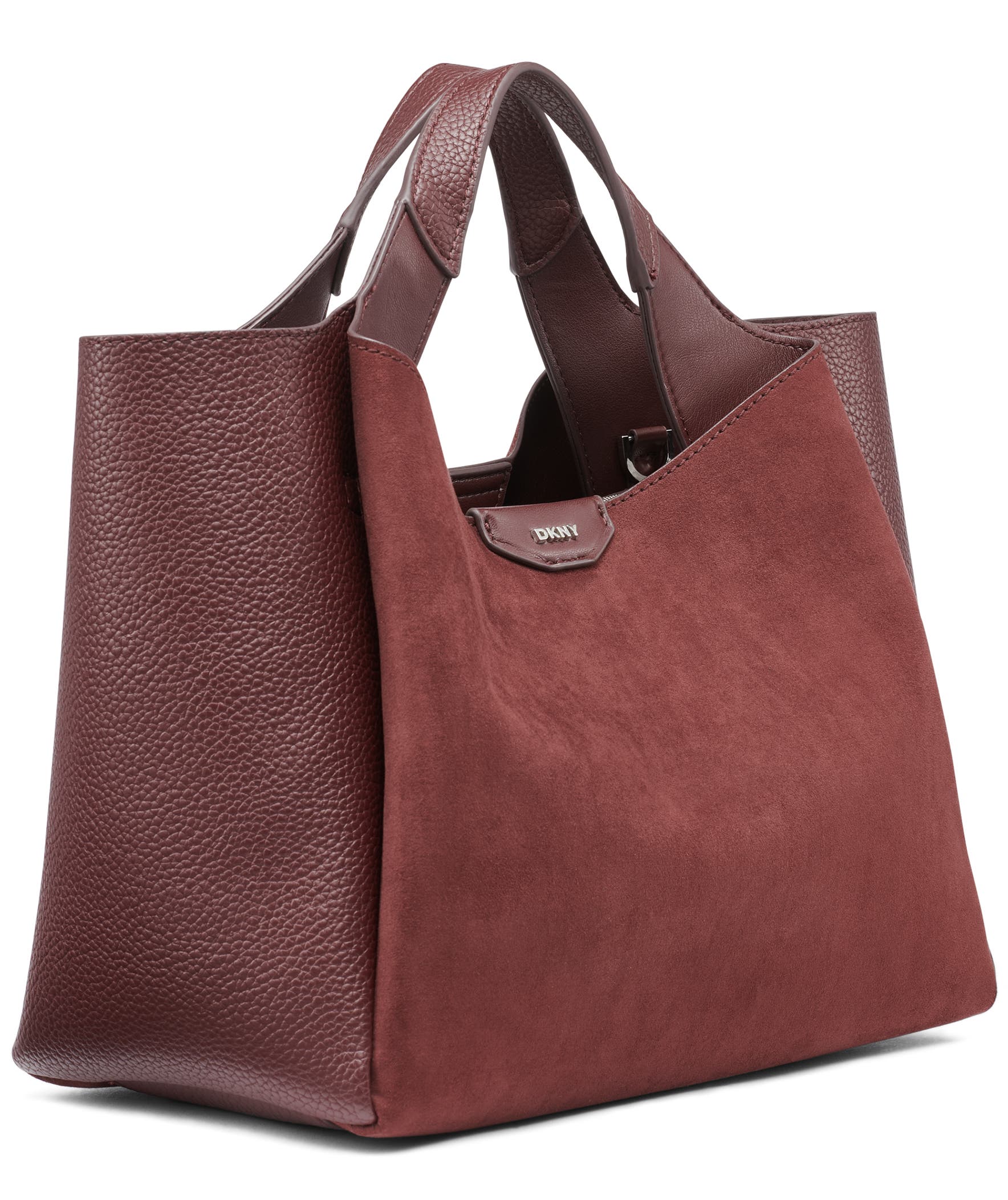 DKNY Willa Satchel, Alternate, color, Aged Wine