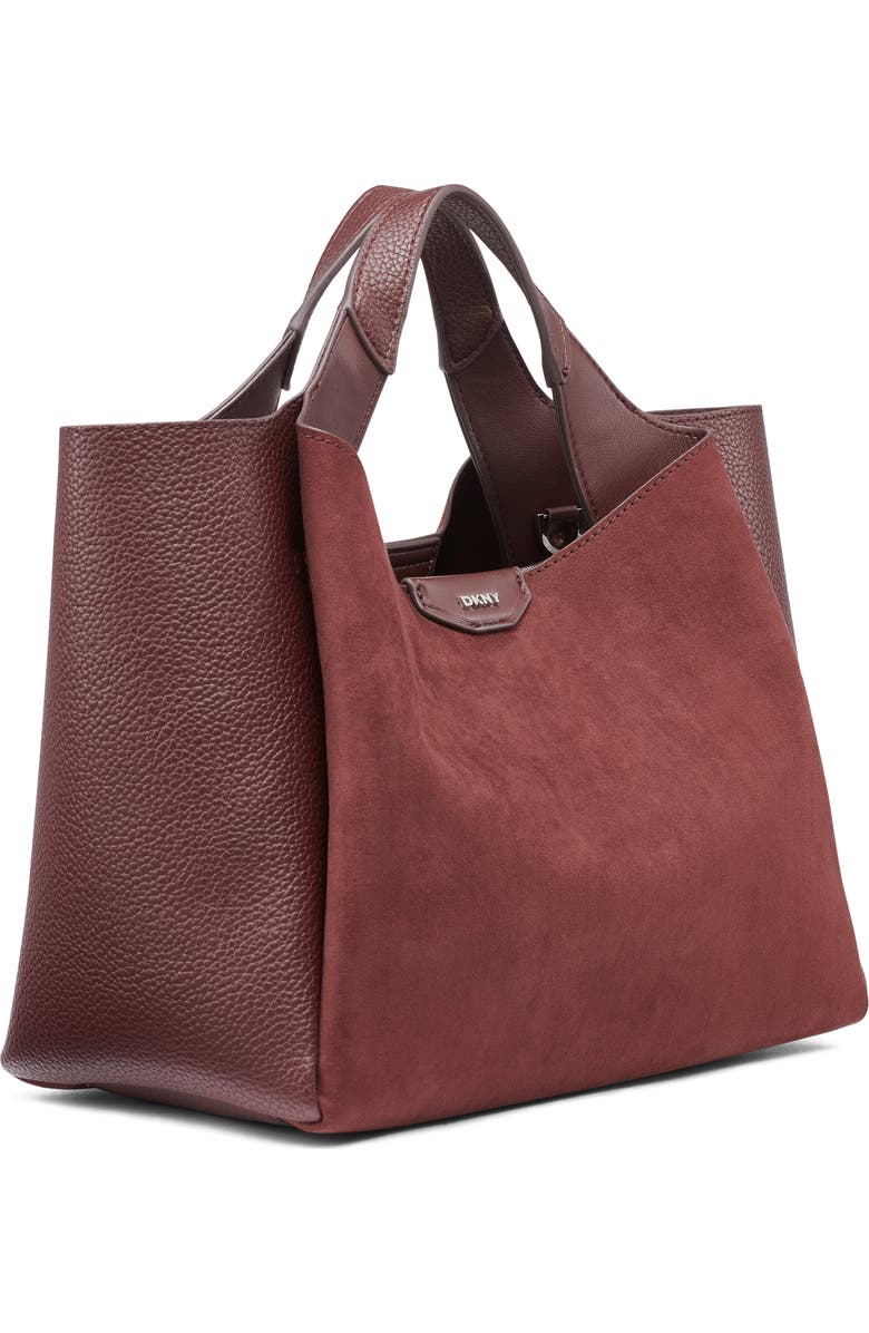 DKNY Willa Satchel, Alternate, color, Aged Wine