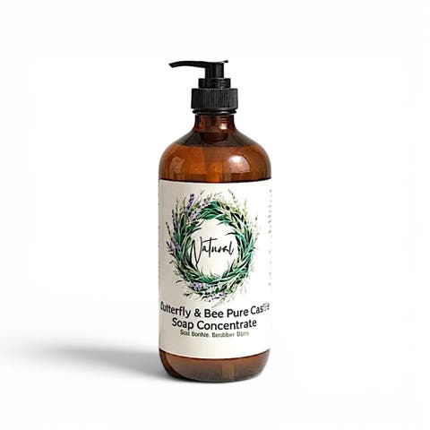 Pure Liquid Organic Castile Soap Natural Multi Purpose Cleaner Soap