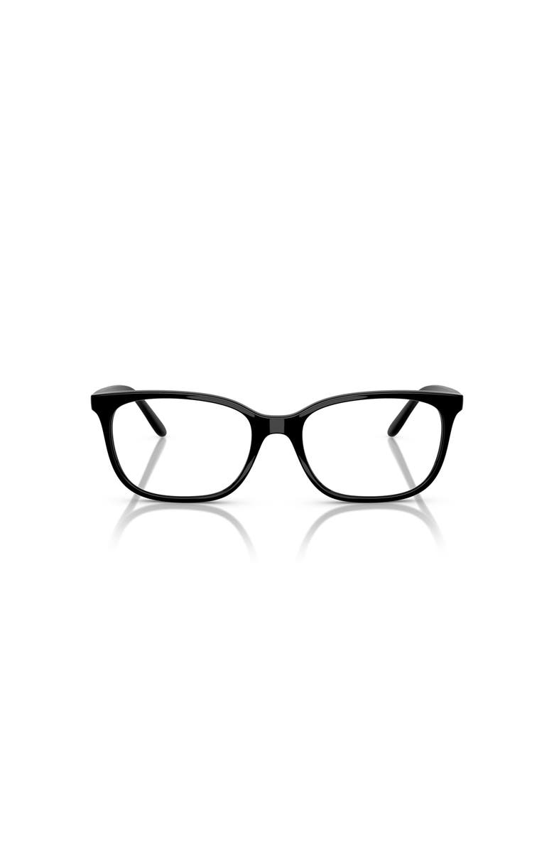 Vogue Eyewear 51mm Rectangle optical glasses, Alternate, color, Black