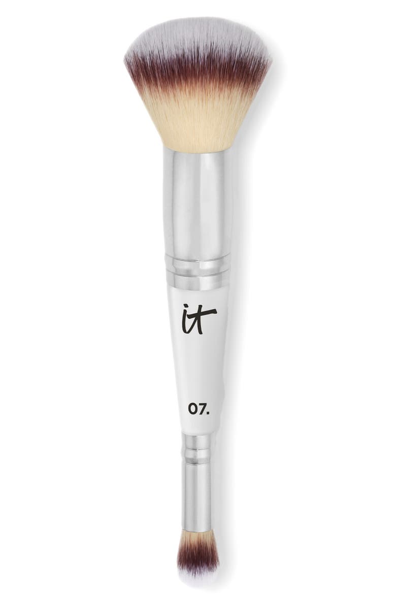 Heavenly Luxe Dual Airbrush Concealer and Foundation Brush, Main, color, NO COLOR