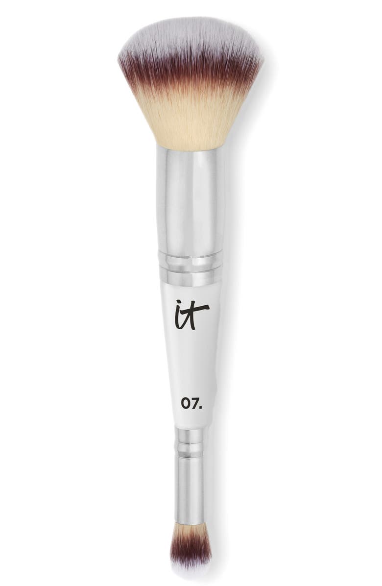 IT Cosmetics Heavenly Luxe Dual Airbrush Concealer and Foundation Brush, Main, color,