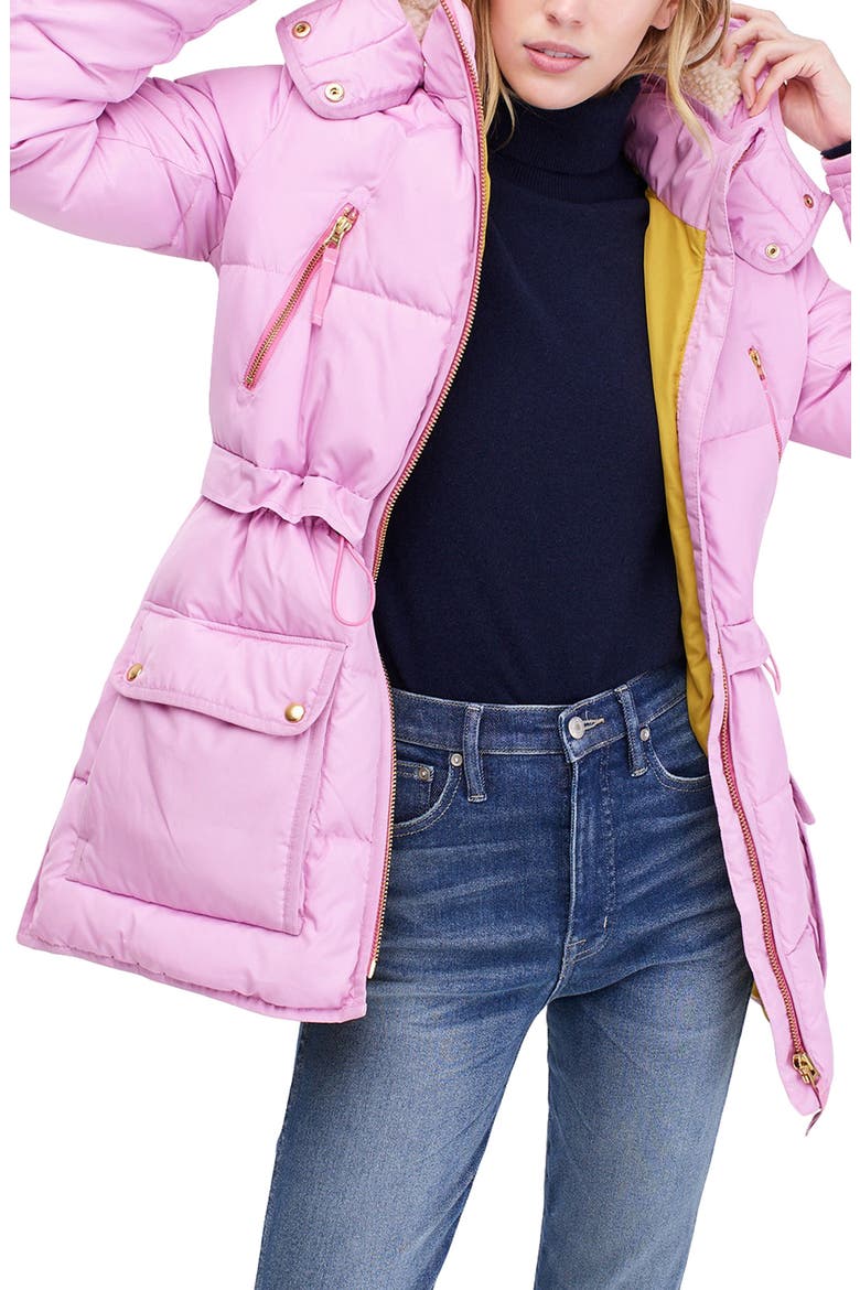 Chateau PrimaLoft® Water Resistant Puffer Jacket, Main, color, FROSTED LILAC