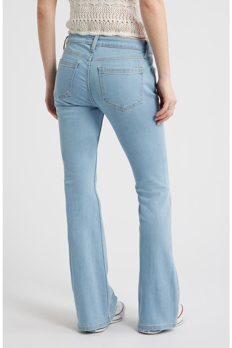 Low Rise Flare Jeans, Alternate, color, PALMS WASH