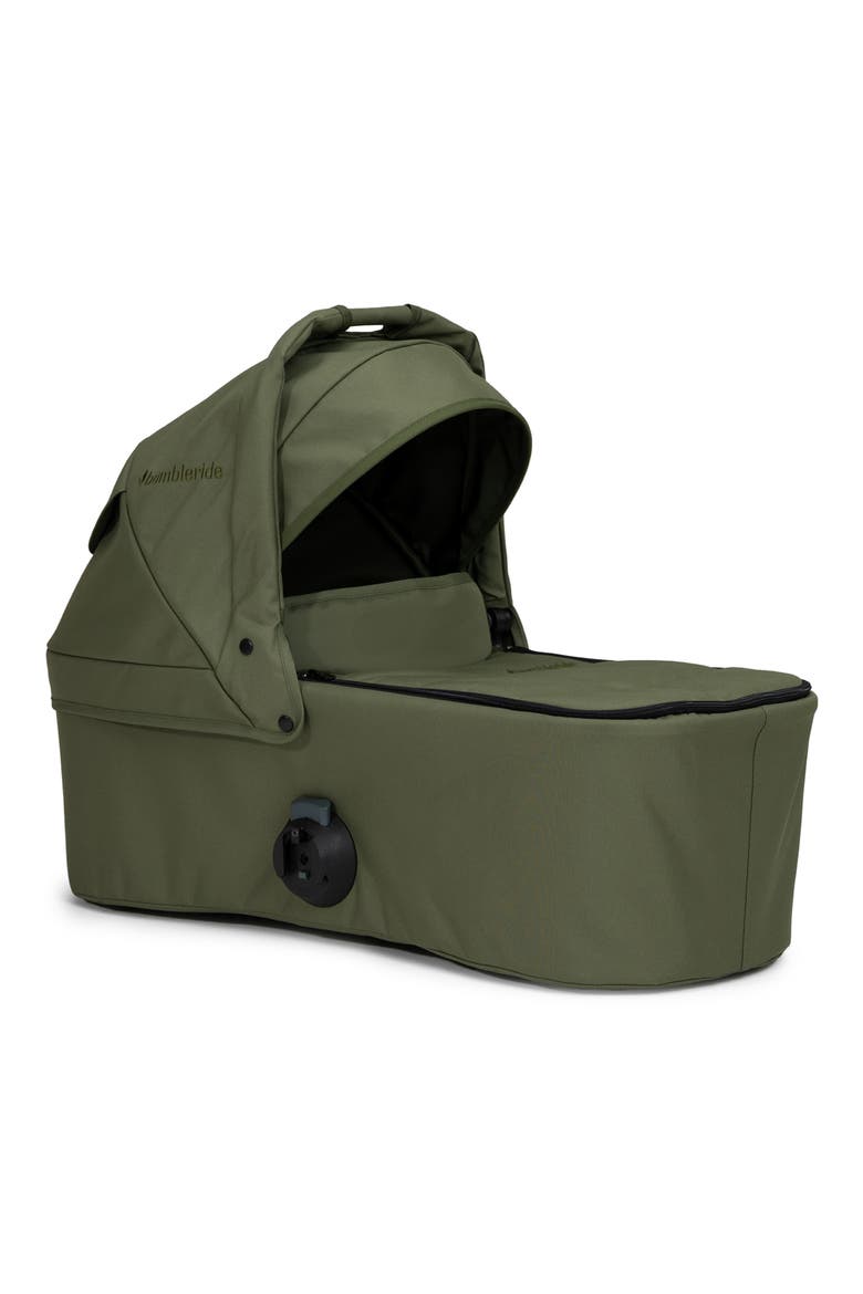 Indie Twin Stroller Bassinet, Alternate, color, OLIVE