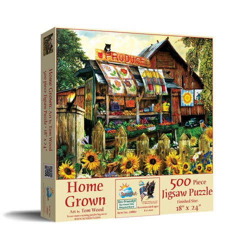 Home Grown 500 piece Jigsaw Puzzle for Adults