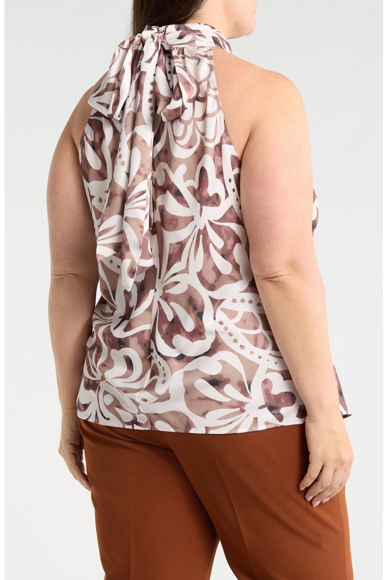 Mock Neck Sleeveless Top, Alternate, color, ESPRESSO CREAM