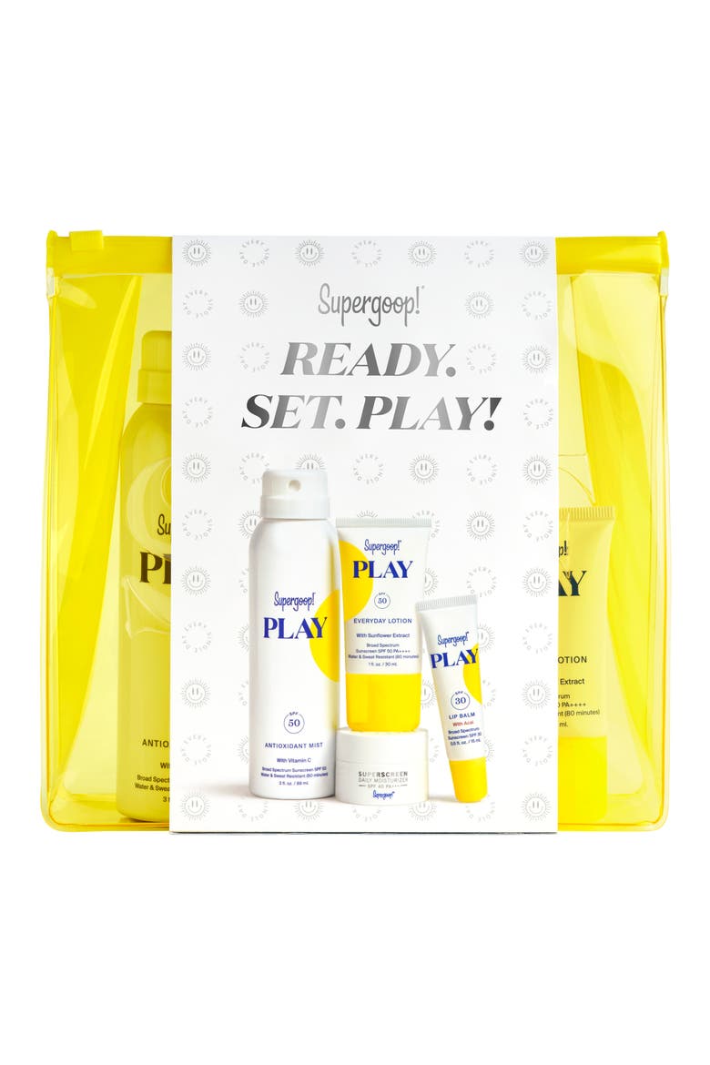 Supergoop! Ready.Set.Play! Sunscreen Set, Alternate, color, NO COLOR