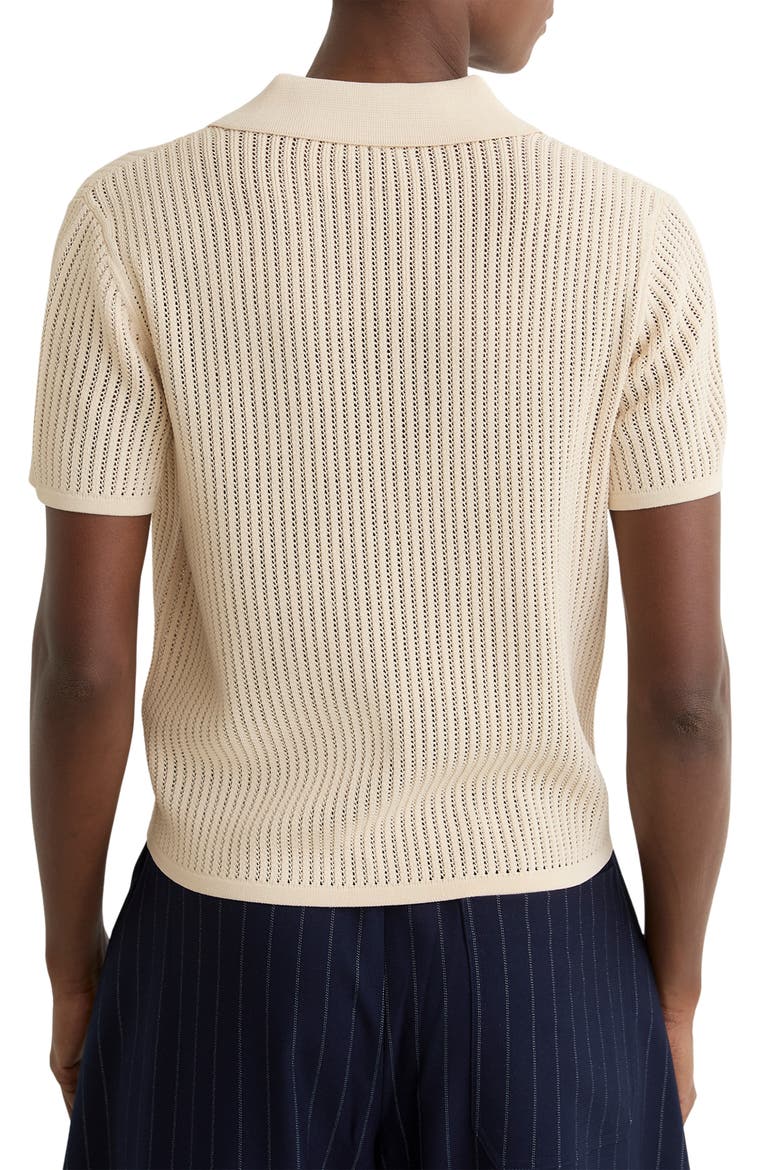 Pippa Knit Polo, Alternate, color, IVORY