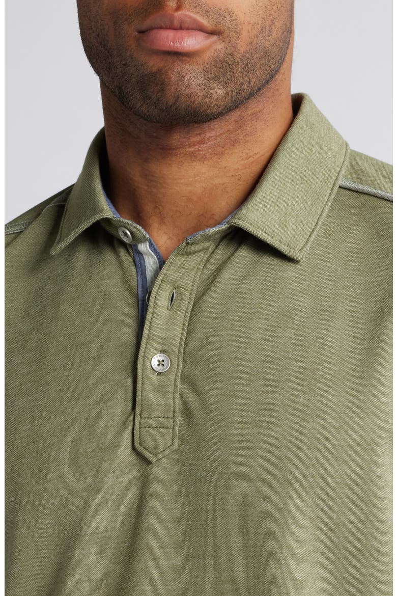 Coasta Vera Polo Shirt, Alternate, color, TEA LEAF