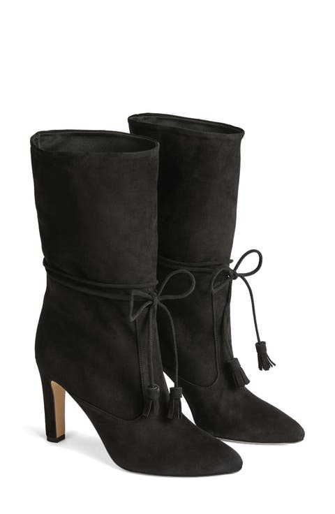 Eliza Tassel Slouch Bootie (Women)