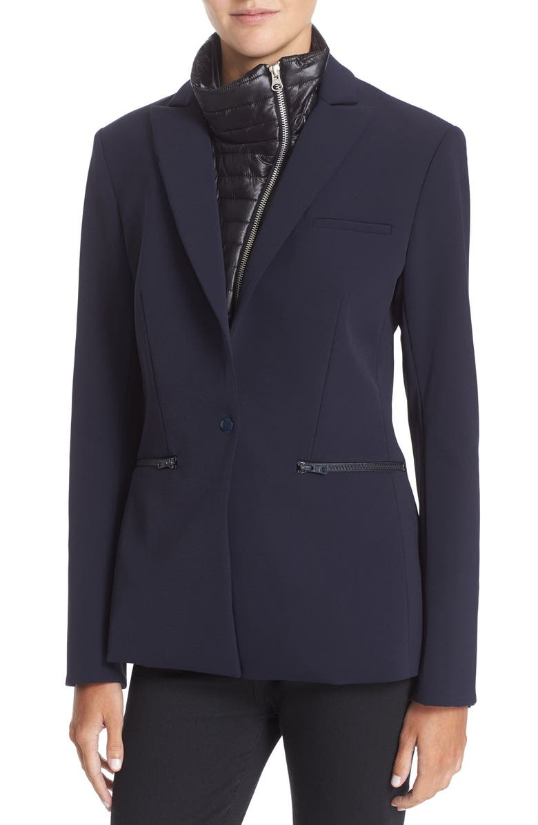 Veronica Beard Quilted Funnel Neck Dickey, Alternate, color, 